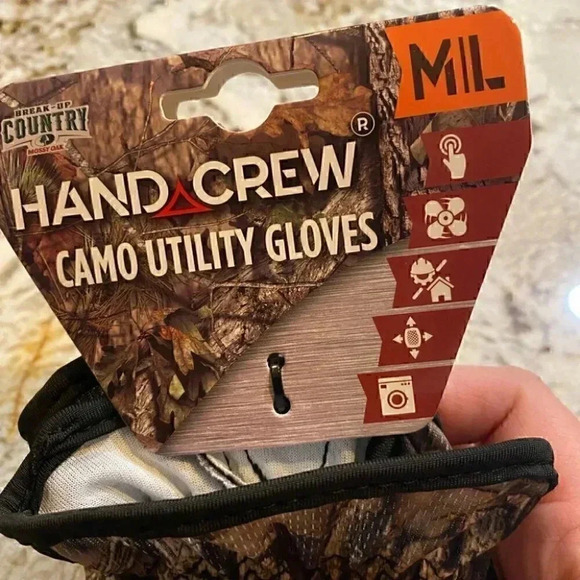 HandCrew  Unisex Synthetic Leather Multipurpose Gloves, Medium/Large (1-… - Picture 8 of 9